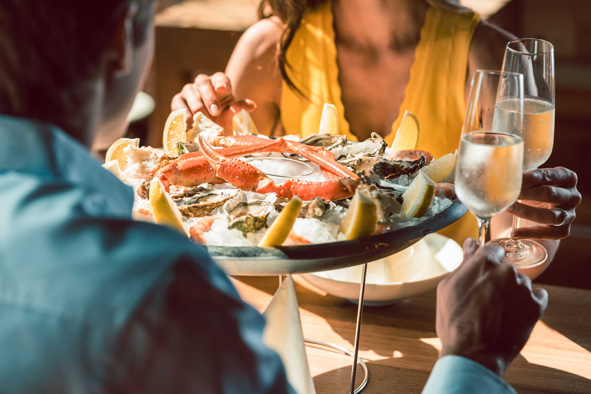 Seafood Restaurants and Seaside Accommodations